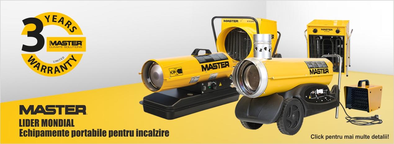 Master - 3 ani garantie