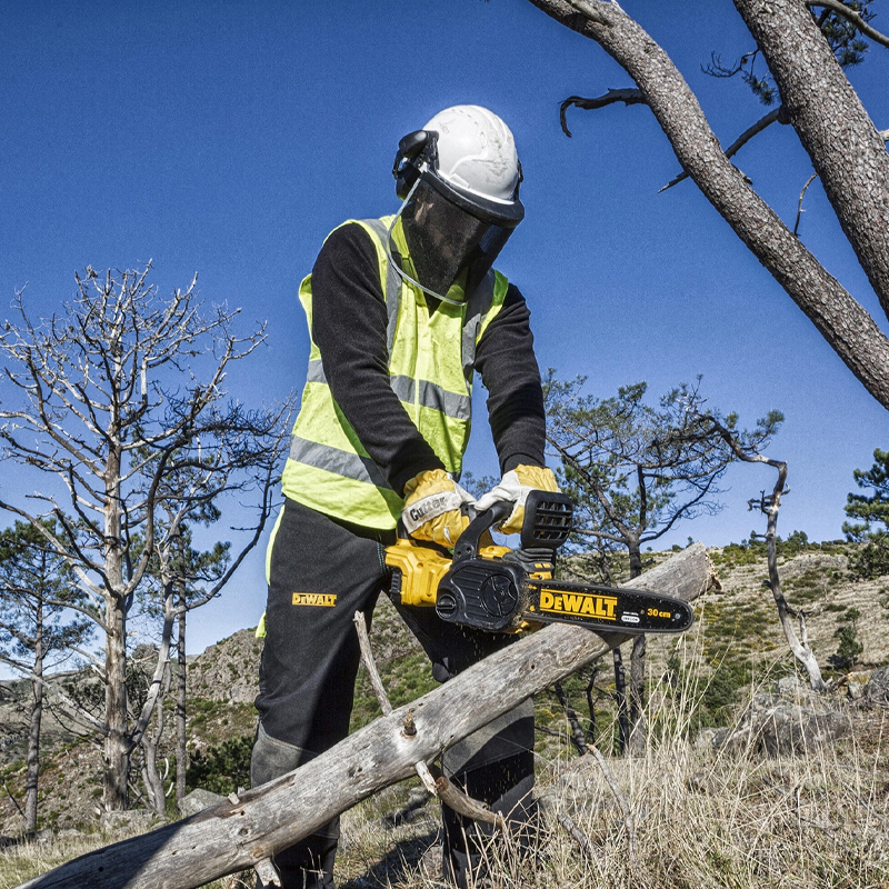 Electrofierastrau cu lant, compatibil cu 18V Li-Ion XR, 30 cm, SOLO, BRUSHLESS, Dewalt, tip DCMCS565N-XJ