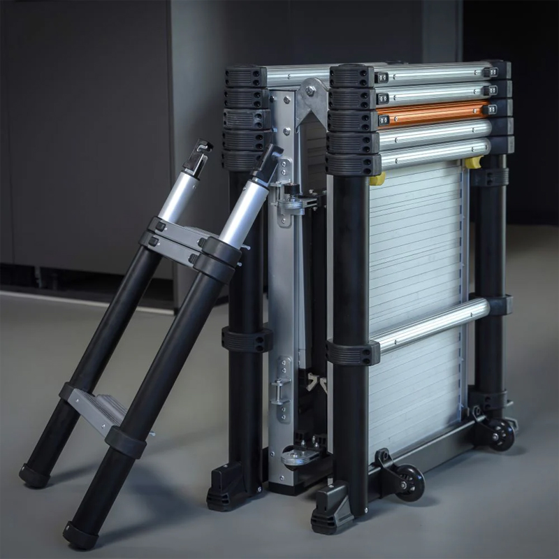 Schela telescopica Batavia, platforma reglabila, 120 x 48 cm, inaltime maxima platforma 90cm