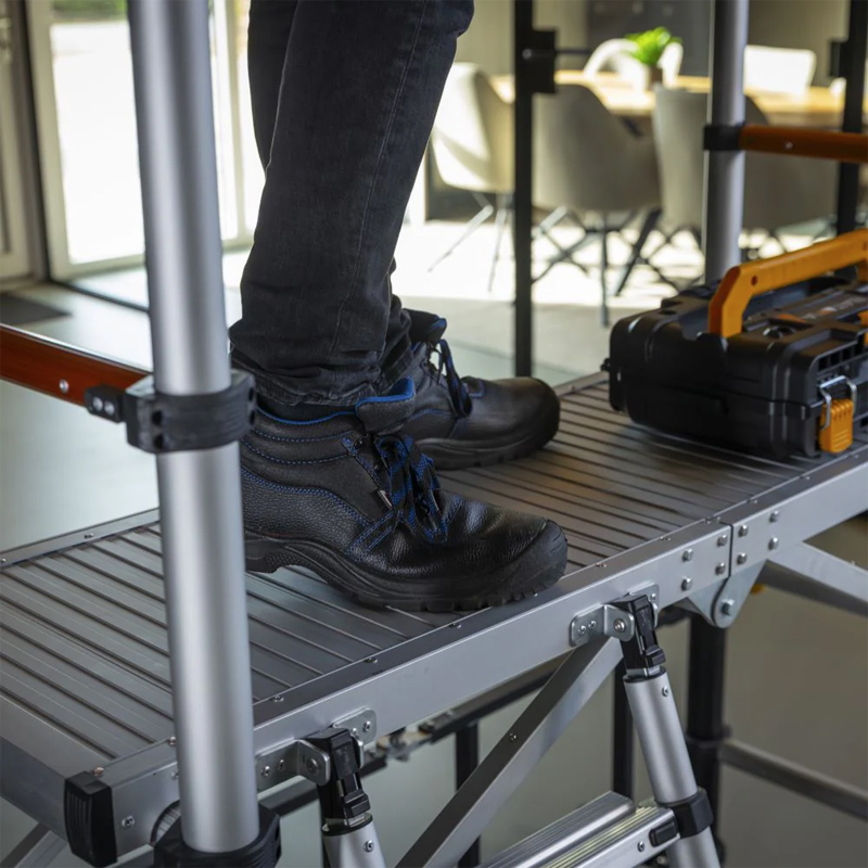 Schela telescopica Batavia, platforma reglabila, 120 x 48 cm, inaltime maxima platforma 90cm