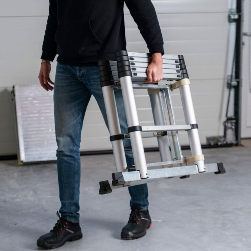 Schela telescopica Batavia, platforma reglabila, 120 x 48 cm, inaltime maxima platforma 90cm