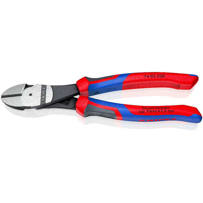 Cleste de forta KNIPEX cu taietura laterala si parghie mare, 200 mm