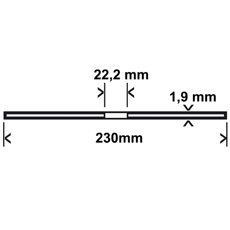 Disc taiere inox si metal BOSCH PRO 230x1.9 mm