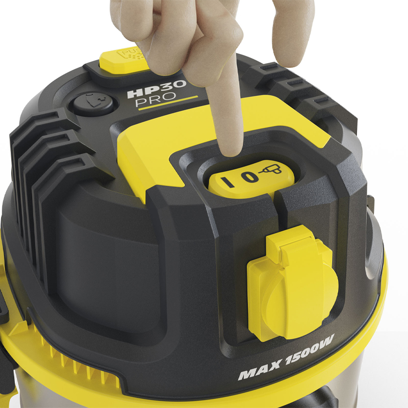 Aspirator uscat/umed Michelin, HP30 PRO, 30l, 1400W, 21kPa, functie suflare, cuva inox