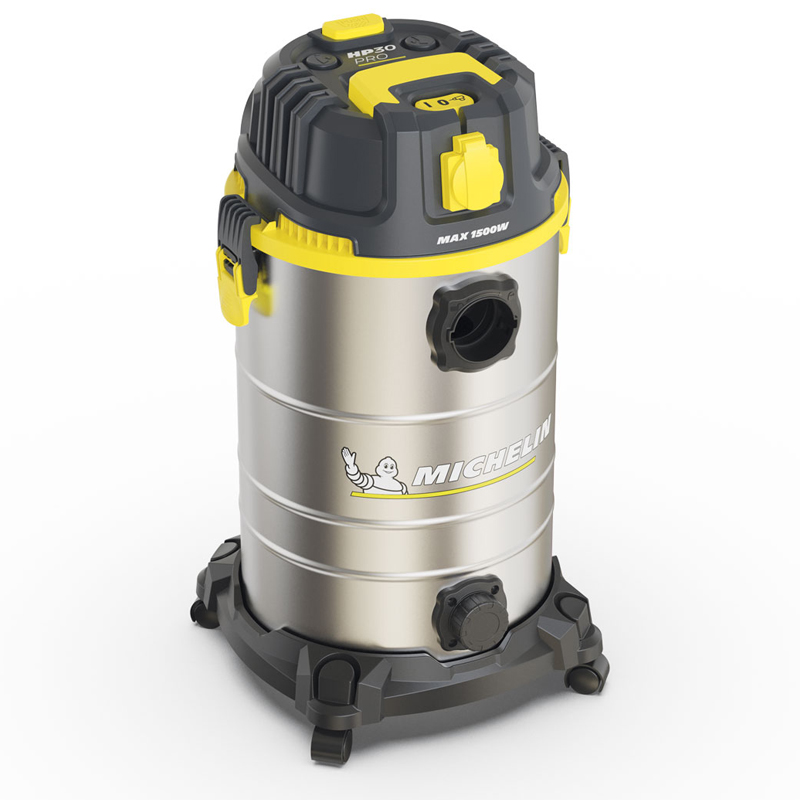 Aspirator uscat/umed Michelin, HP30 PRO, 30l, 1400W, 21kPa, functie suflare, cuva inox