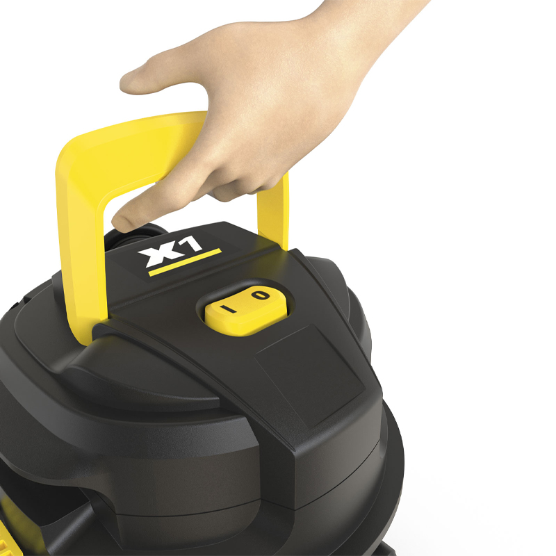 Aspirator silentios uscat/umed Michelin, X1 15L P, 15l, 800W, 18kPa, functie suflare, cuva plastic