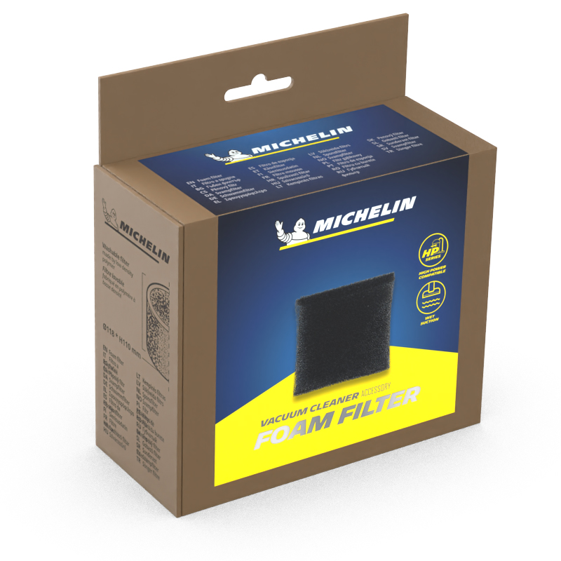 Aspirator silentios uscat/umed Michelin, X5 50L S, 50l, 1000W, 19kPa, functie suflare, cuva inox