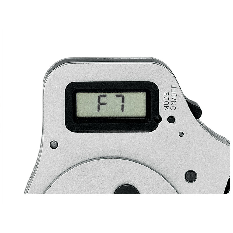 Cleste de presare KNIPEX 195 mm, cu patru dornuri pentru contacte rasucite, cu suport de contact si reglaj digital al avansului