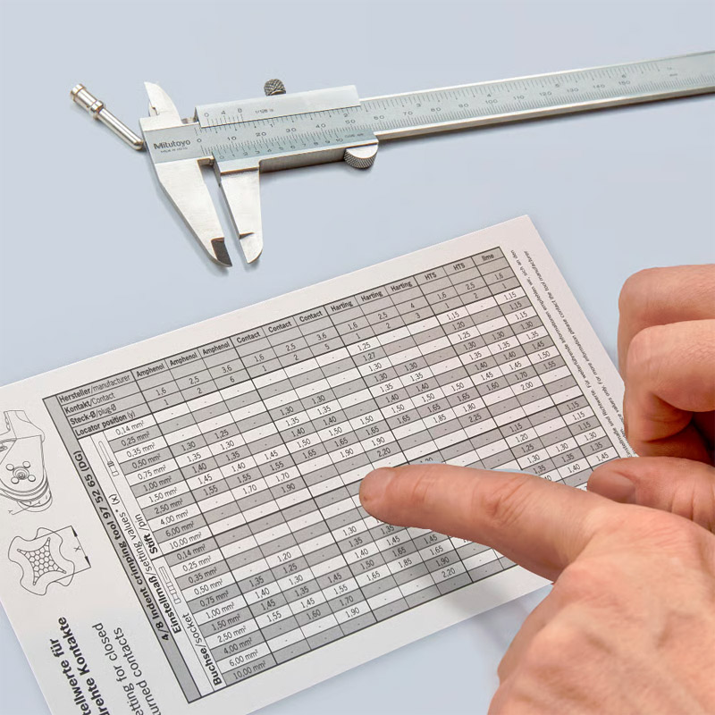 Element de poziționare auxiliar universal KNIPEX 20-45 mm, pentru pentru clestii de presare din seria 975265