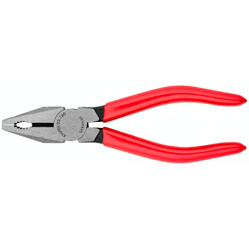 Cleste combinat universal (patent) KNIPEX, 160 mm, manere acoperite cu plastic