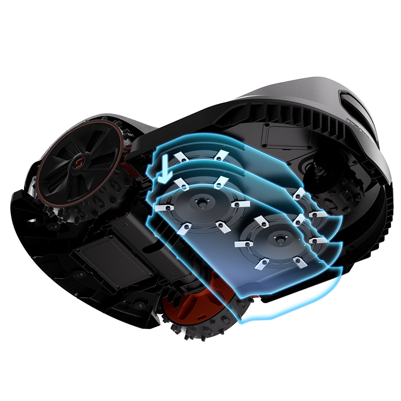 Robot de tuns gazon Sunseeker X7 Gen2, 3000mp, tehnologie GPS, fara fir, conexiune bluetooth + GSM