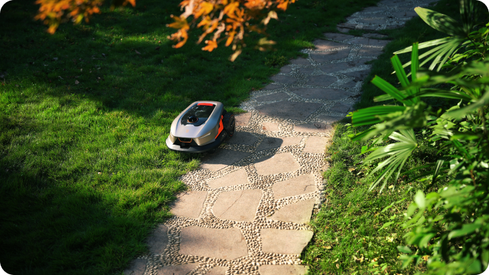 Robot de tuns gazon Sunseeker X4, 1200mp, tehnologie 360° LiDAR 3D, fara fir, conexiune bluetooth + GSM