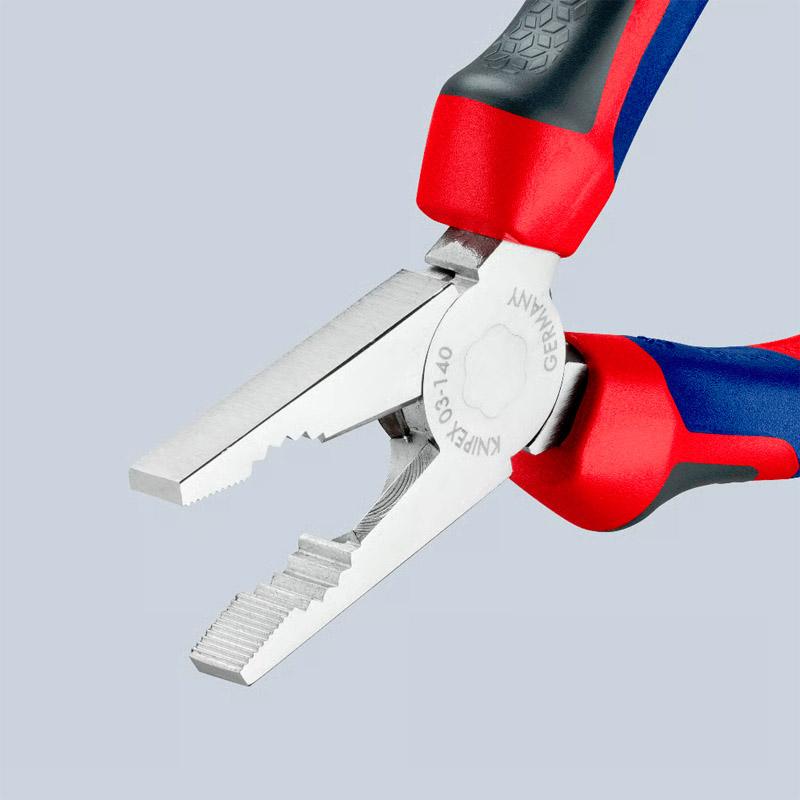Cleste combinat universal (patent) KNIPEX, 140 mm, manere confort 3 componente