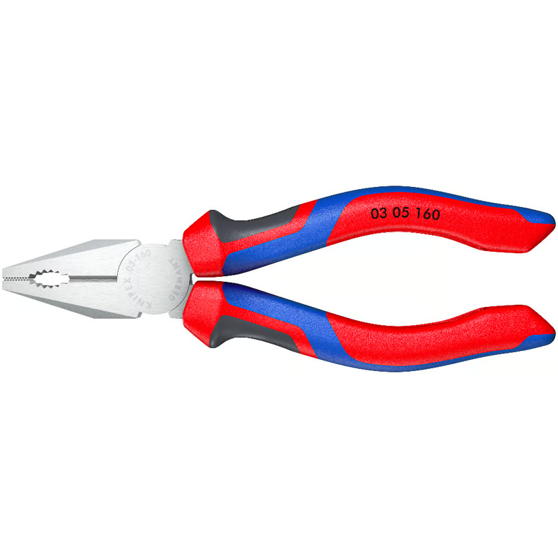 Cleste combinat universal (patent) KNIPEX, 160 mm, manere confort 3 componente