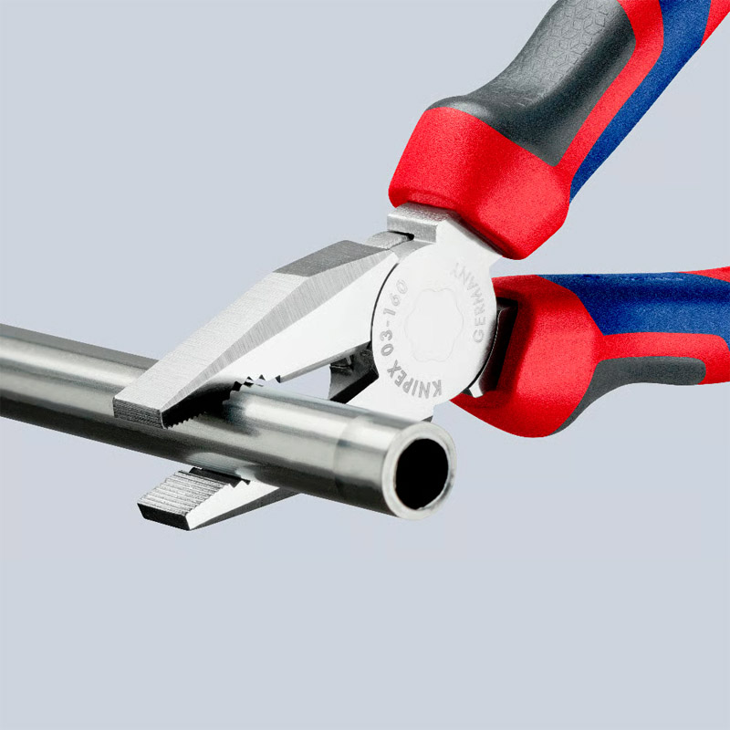 Cleste combinat universal (patent) KNIPEX, 160 mm, manere confort 3 componente