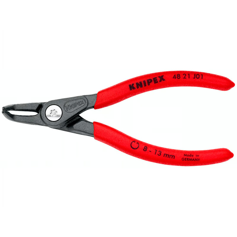 Clește de precizie KNIPEX pentru inele de siguranță interioare cu alezaje, Ø 8-13 mm, 130 mm, 90 g