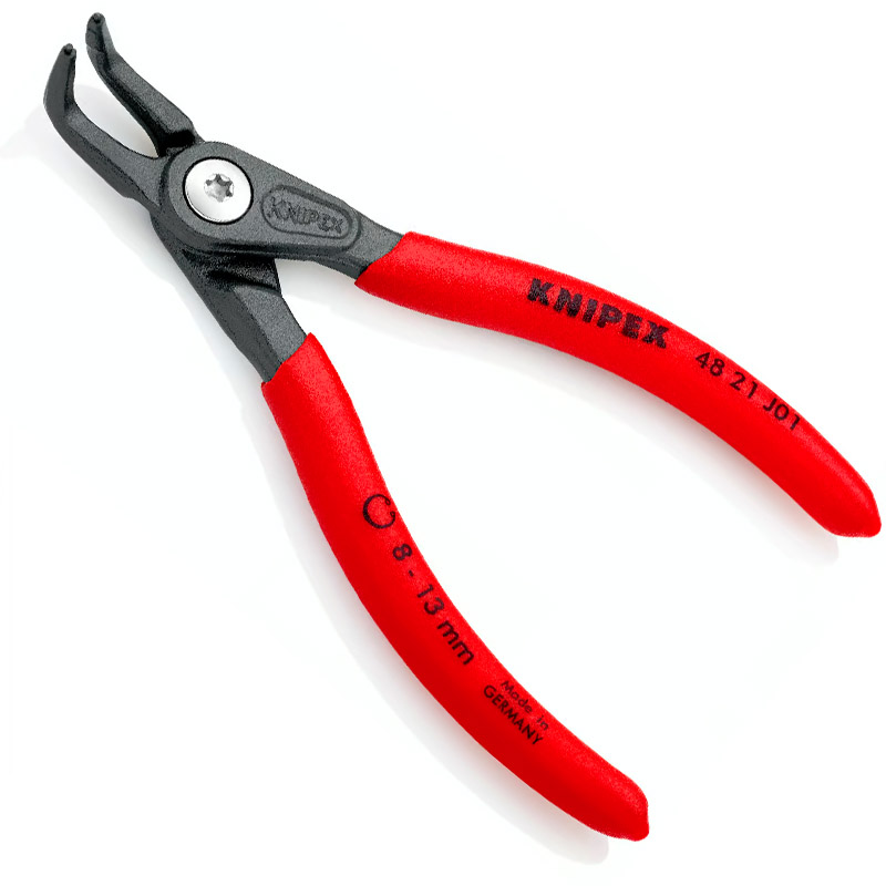 Clește de precizie KNIPEX pentru inele de siguranță interioare cu alezaje, Ø 8-13 mm, 130 mm, 90 g, in blister