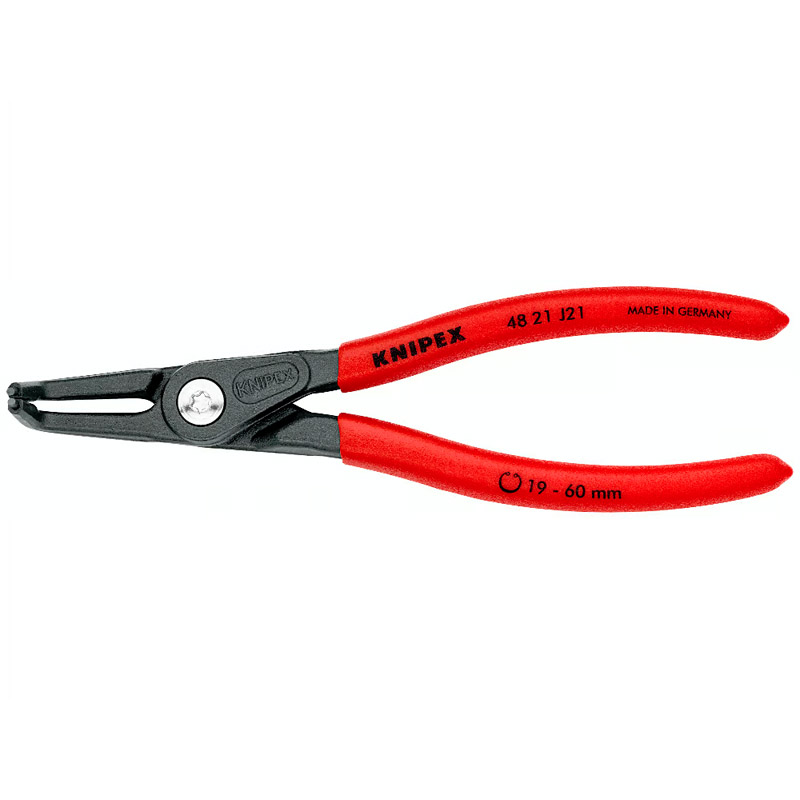Clește de precizie KNIPEX pentru inele de siguranță interioare cu alezaje, Ø 19-60 mm, 165 mm, 175 g