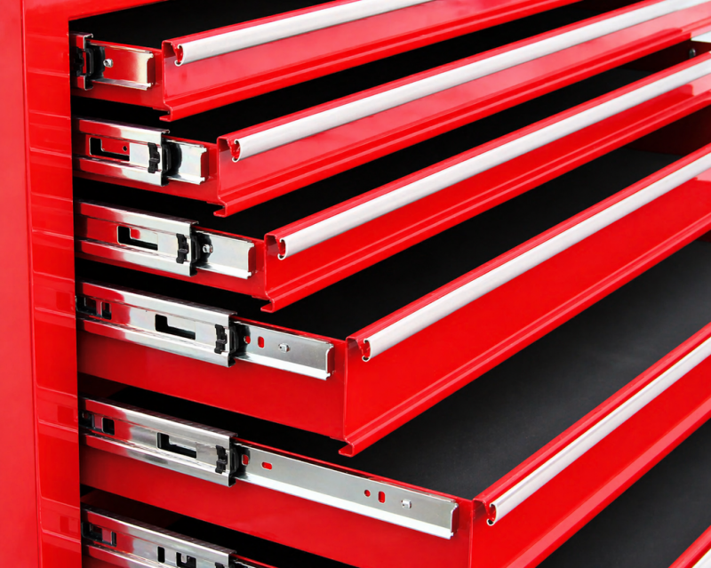 Carucior pentru scule cu 7 sertare BIG RED, tip PBR27180704A