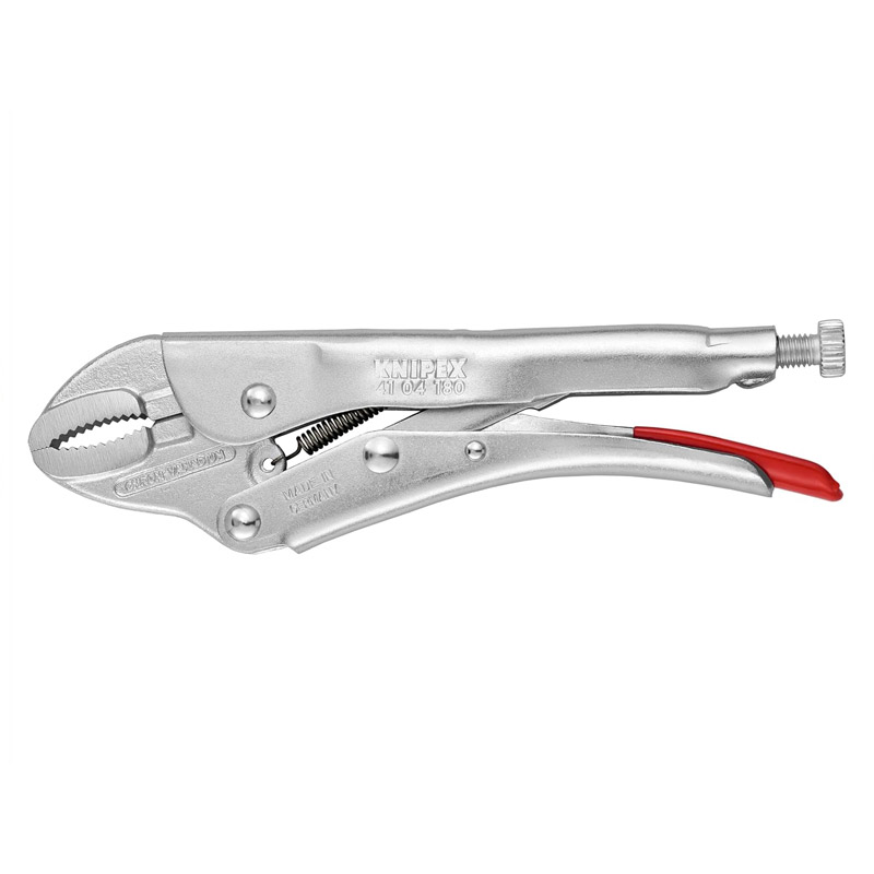 Cleste Knipex cu autoblocare si falci drepte, 180 mm, 389 g