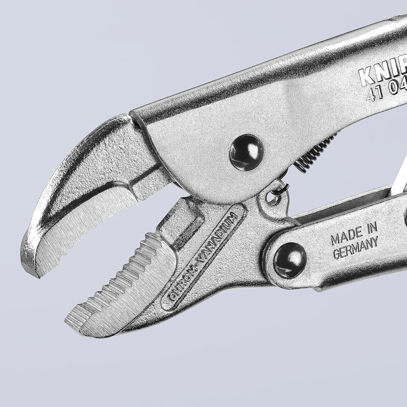 Cleste Knipex cu autoblocare si falci drepte, 180 mm, 389 g