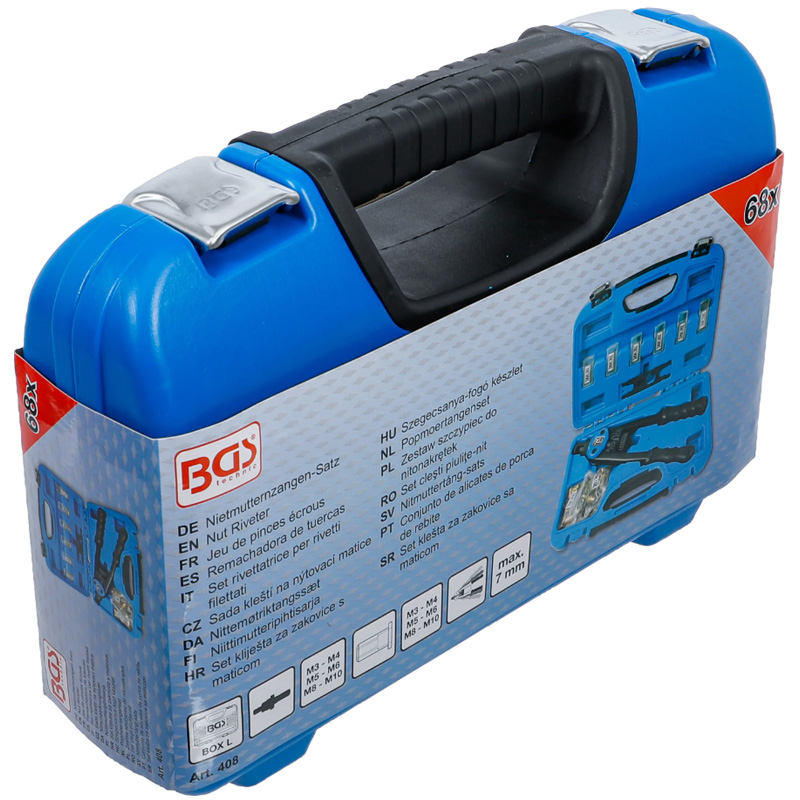 Set cleste de tras piulite-nit BGS 408, M3 - M10