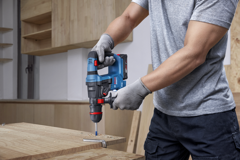 Ciocan rotopercutor SDS-plus 18V, 2x2Ah, ONECHUCK, KICKBACK CONTROL, Bosch GBH 18V-18 X