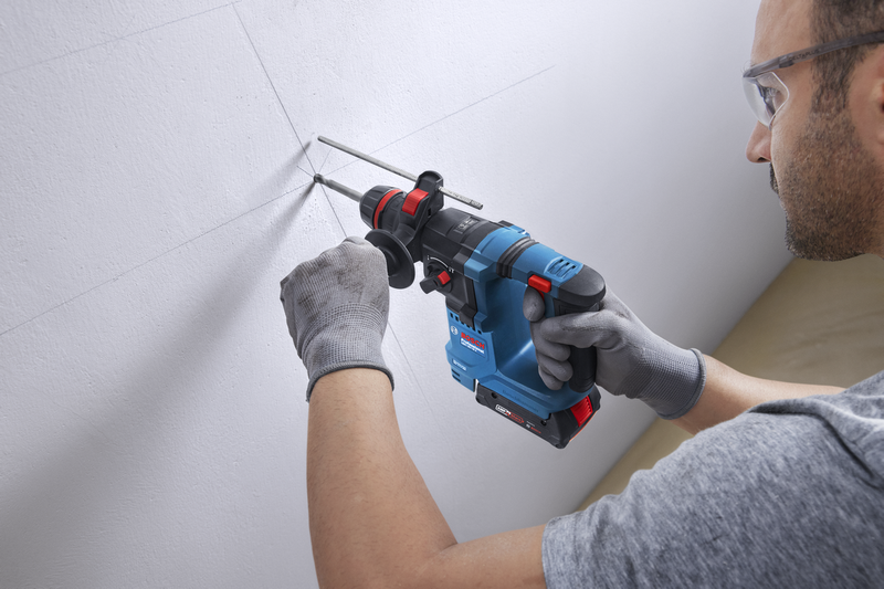Ciocan rotopercutor SDS-plus 18V, 2x2Ah, ONECHUCK, KICKBACK CONTROL, Bosch GBH 18V-18 X