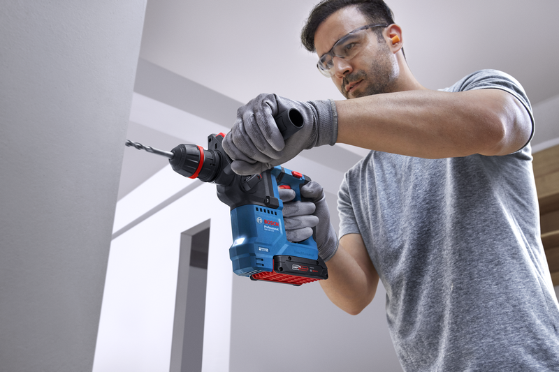 Ciocan rotopercutor SDS-plus 18V, 2x2Ah, ONECHUCK, KICKBACK CONTROL, Bosch GBH 18V-18 X