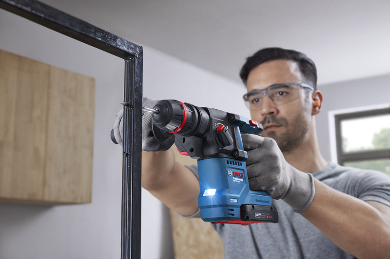 Ciocan rotopercutor SDS-plus 18V, 2x2Ah, ONECHUCK, KICKBACK CONTROL, Bosch GBH 18V-18 X