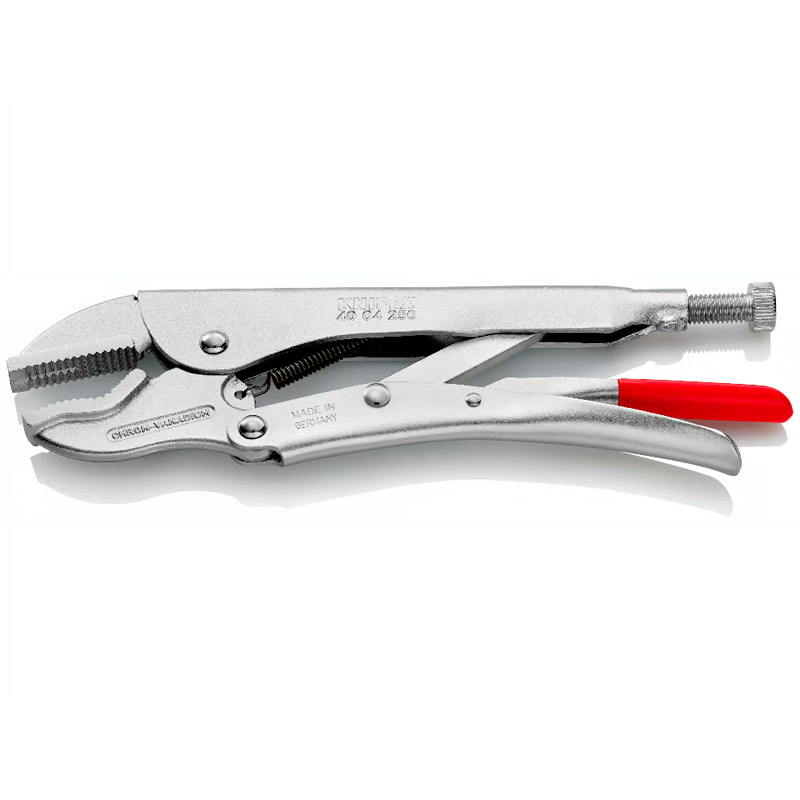 Cleste Knipex cu autoblocare si falci drepte, 250 mm, 521 g