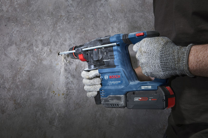 Ciocan rotopercutor SDS-plus 18V, SOLO, 2.0j, Bosch GBH 18V-22