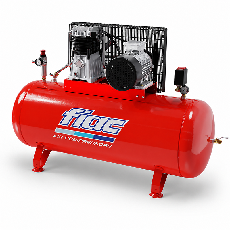 Compresor trifazat profesional, stationar, 270l, 827l/min, FIAC AB300/825TF