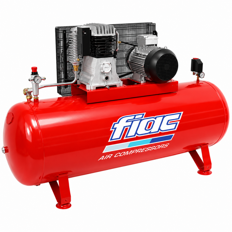 Compresor trifazat profesional, stationar, 500l, 827l/min, FIAC AB500/825TF
