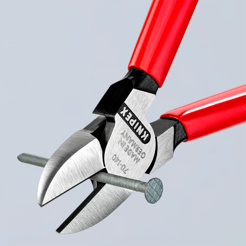 Cleste de forta KNIPEX cu taietura laterala (sfic), 140 mm