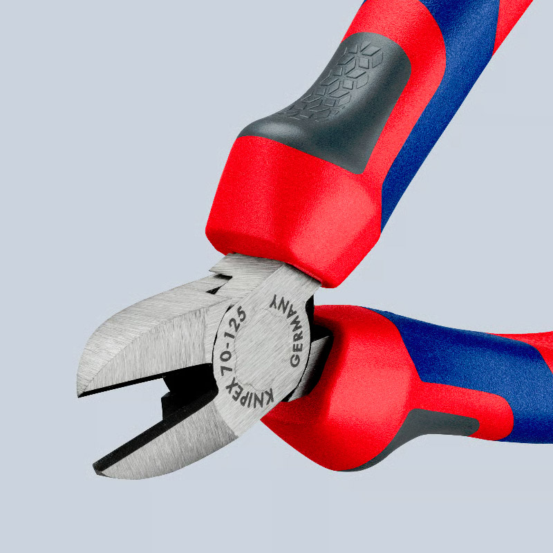 Cleste de forta KNIPEX cu taietura laterala (sfic), 125 mm