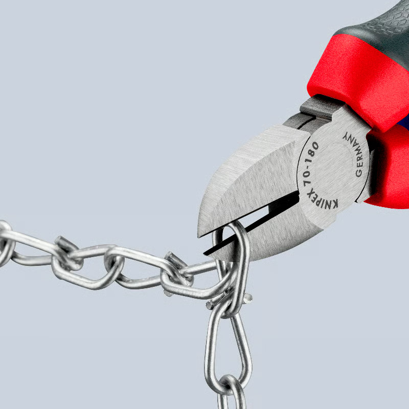 Cleste de forta KNIPEX cu taietura laterala (sfic), 180 mm