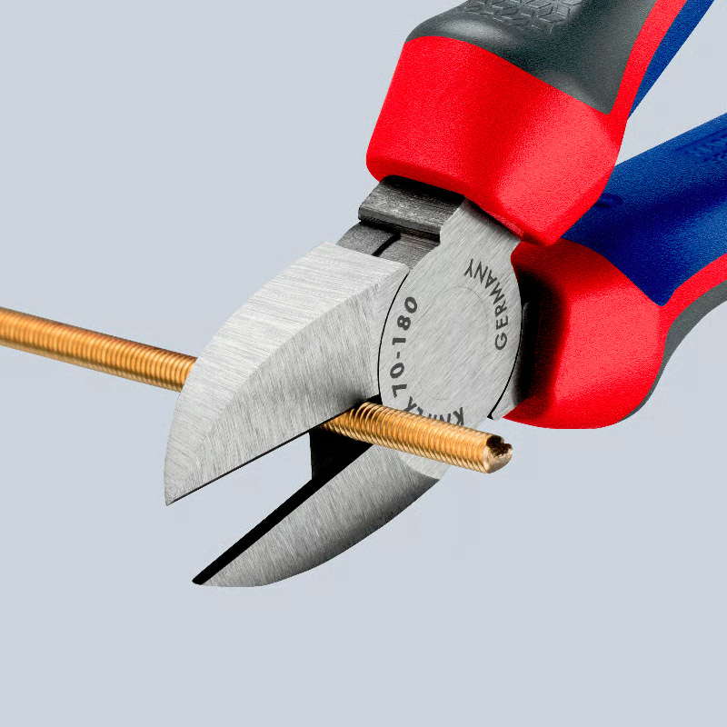 Cleste de forta KNIPEX cu taietura laterala (sfic), 180 mm