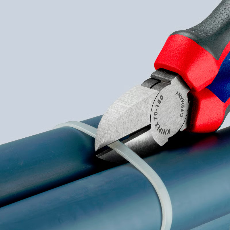 Cleste de forta KNIPEX cu taietura laterala (sfic), 180 mm