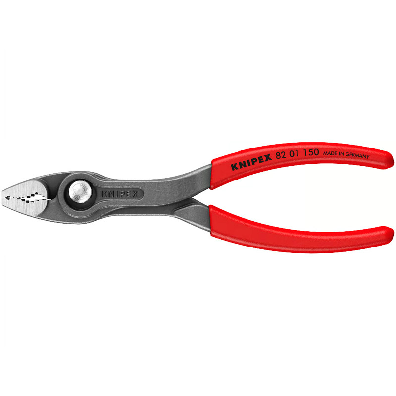 Cleste combinat KNIPEX TwinGrip cu prindere frontala si laterala, 150 mm