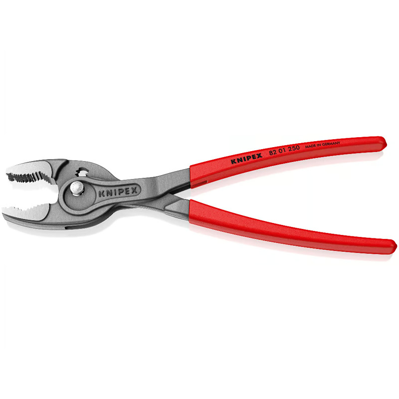Cleste combinat KNIPEX TwinGrip cu prindere frontala si laterala, 250 mm
