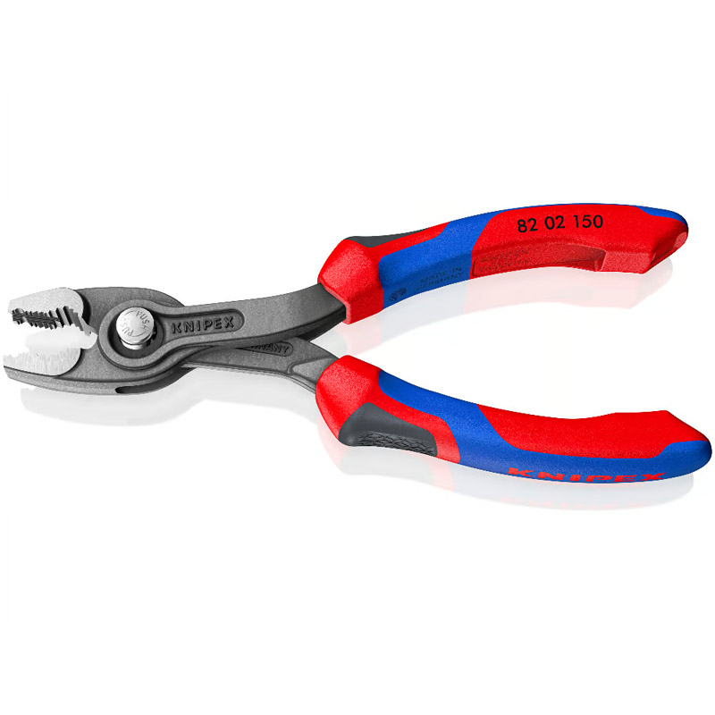 Cleste combinat reglabil KNIPEX TwinGrip cu prindere frontala si laterala, 150 mm