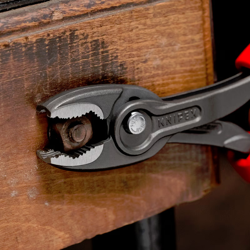 Cleste combinat KNIPEX TwinGrip cu prindere frontala si laterala, 200 mm, in blister