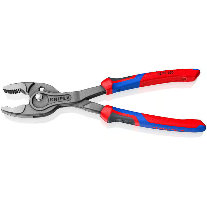 Cleste combinat reglabil KNIPEX TwinGrip cu prindere frontala si laterala, 250 mm, in blister