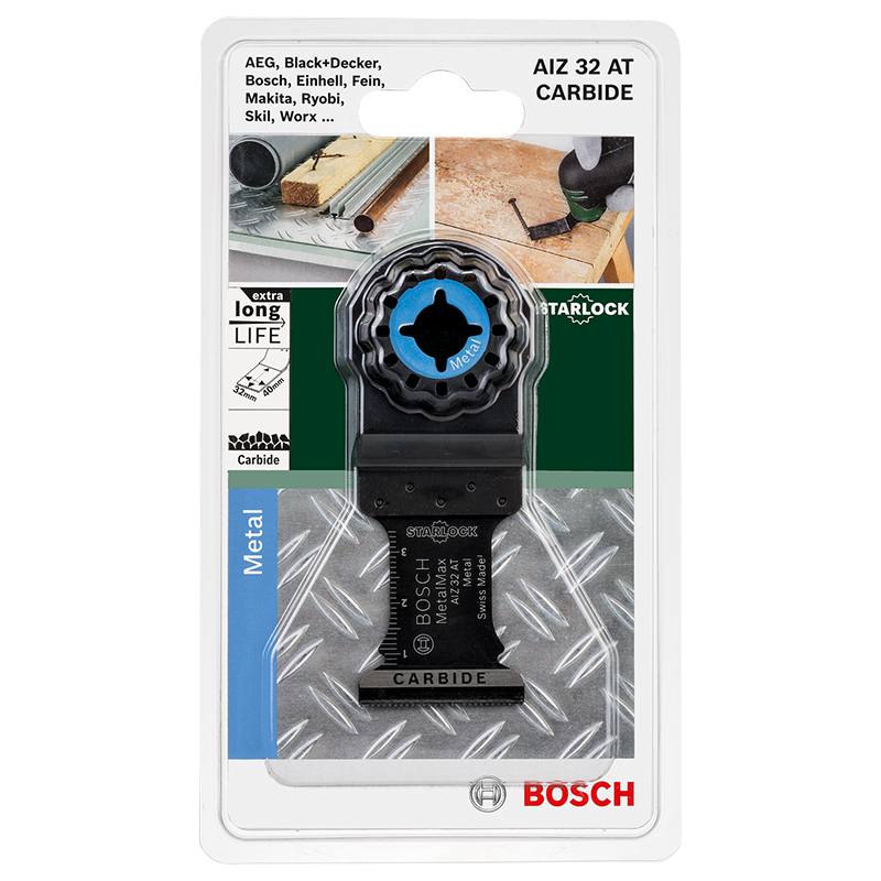 Lama (panza) pentru masini multifunctionale (fierastraie electrice), 40x32mm, Starlock AIZ 32 AT pentru metal