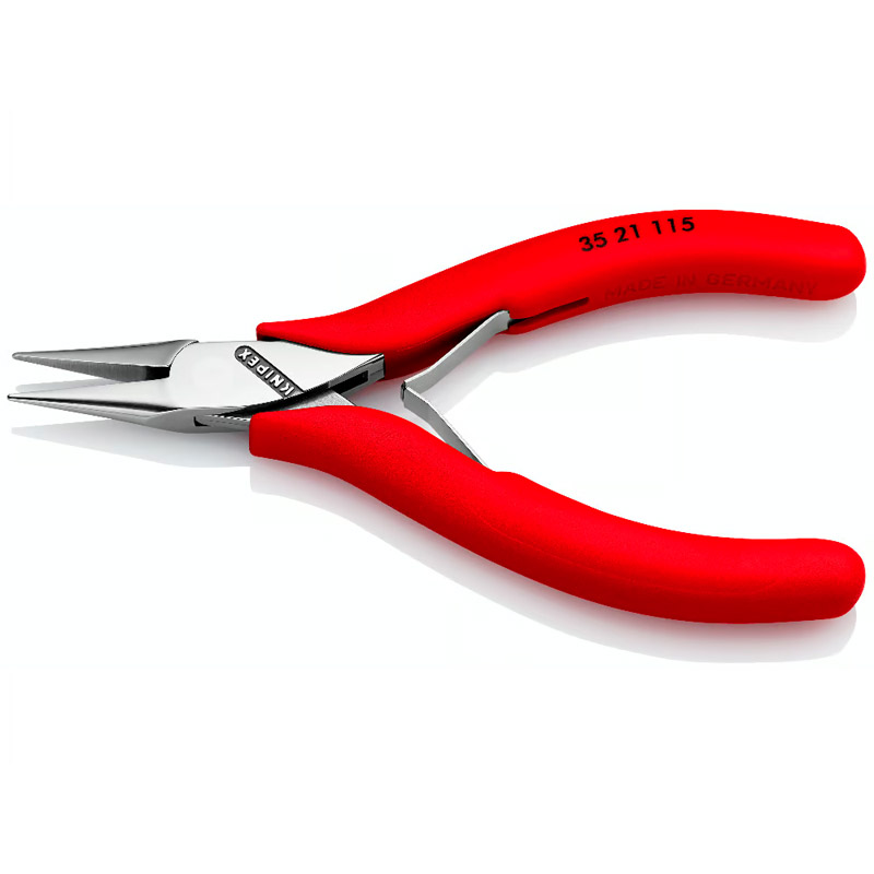 Cleste/patent KNIPEX pentru electronisti, 115 mm, articulatie cu dinti