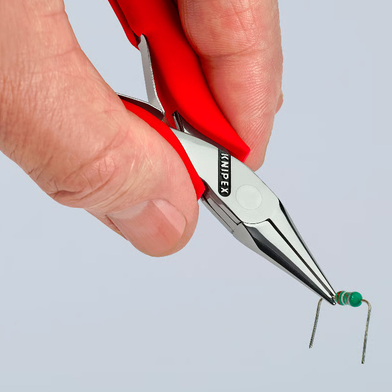 Cleste/patent KNIPEX pentru electronisti, 115 mm, articulatie cu dinti