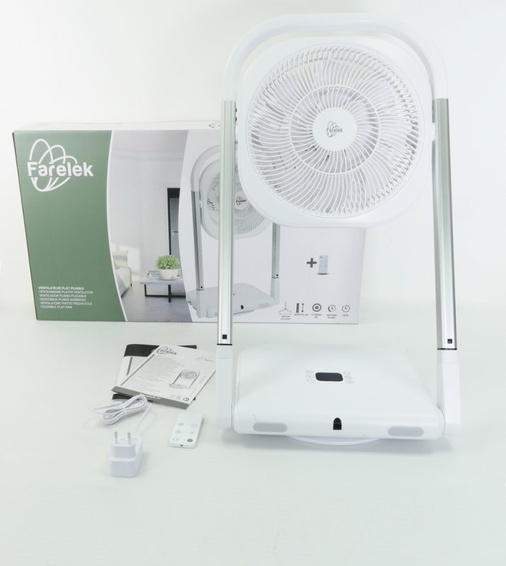 Ventilator de birou, pliabil, 13W, diametru 30cm, telecomanda, ORISEN