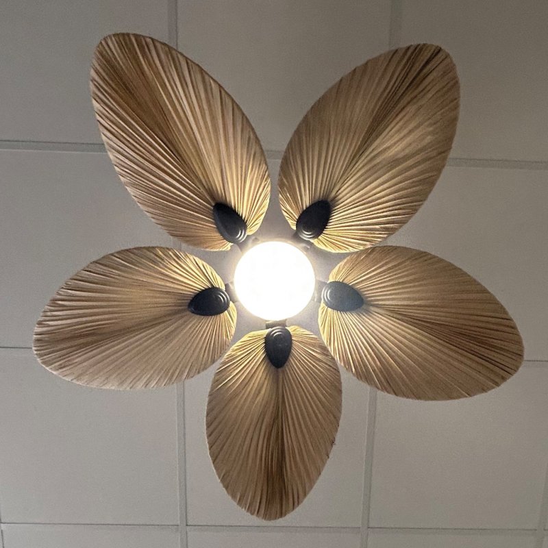 Ventilator de plafon, 40W, diametru 132cm, LED 18W 1980 lumeni, telecomanda, Makani