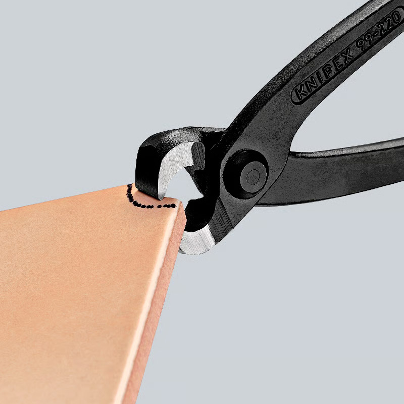 Cleste KNIPEX cu parghie mare, pentru constructori/tamplari/dulgheri/cuie, 200 mm, 247 g